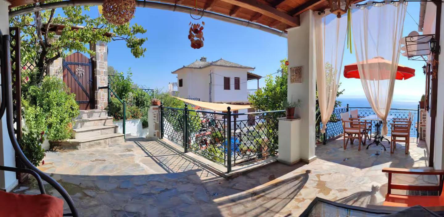 The Pagasetic Balcony - Magestic Sea Cottage Volos Exterior foto